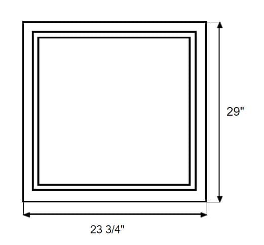 Dover - Base Decorative End Panel