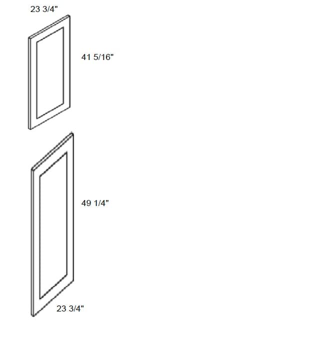 Petit - Tall Decorative End Panel