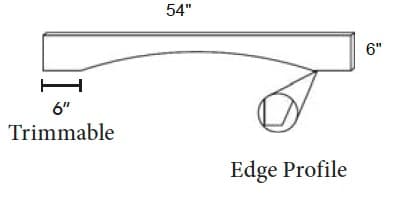 MX Shaker - Flat Arched Valance S