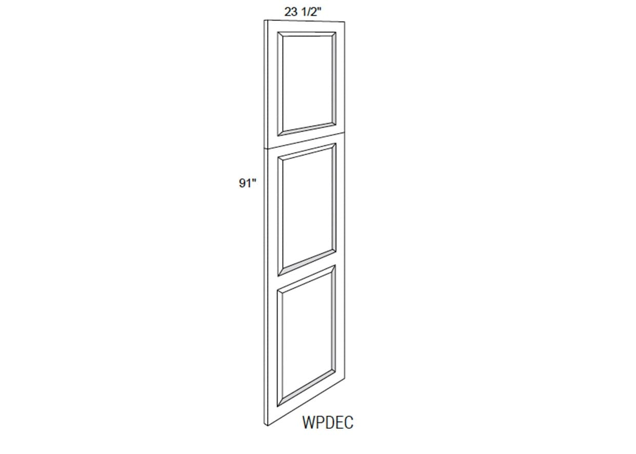 Dover - Tall Decorative End Panel