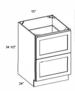 Petit - 2 Drawer Base Cabinet