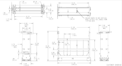 Base Cabinet Pullout W/Tray Divider /Foil Wrap Holder