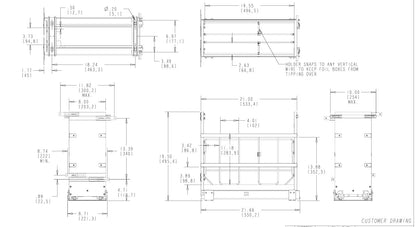 Base Cabinet Pullout W/Tray Divider /Foil Wrap Holder
