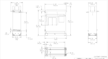 Base Cabinet Pullout w/Knife Block & Utensil Bins