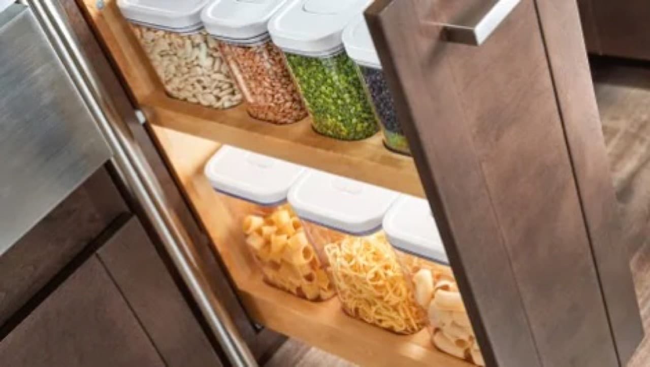 Base Cabinet Pullout W/OXO Containers