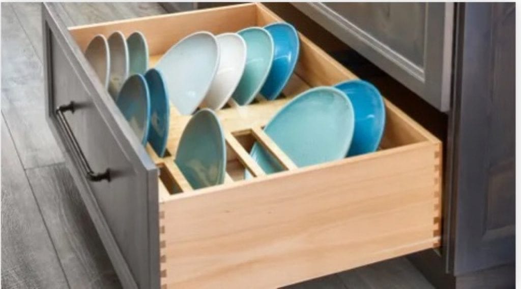 Wood Plate Divider Insert