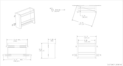 Door Mounted Foil Rack