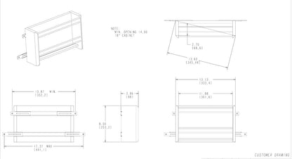 Door Mounted Foil Rack