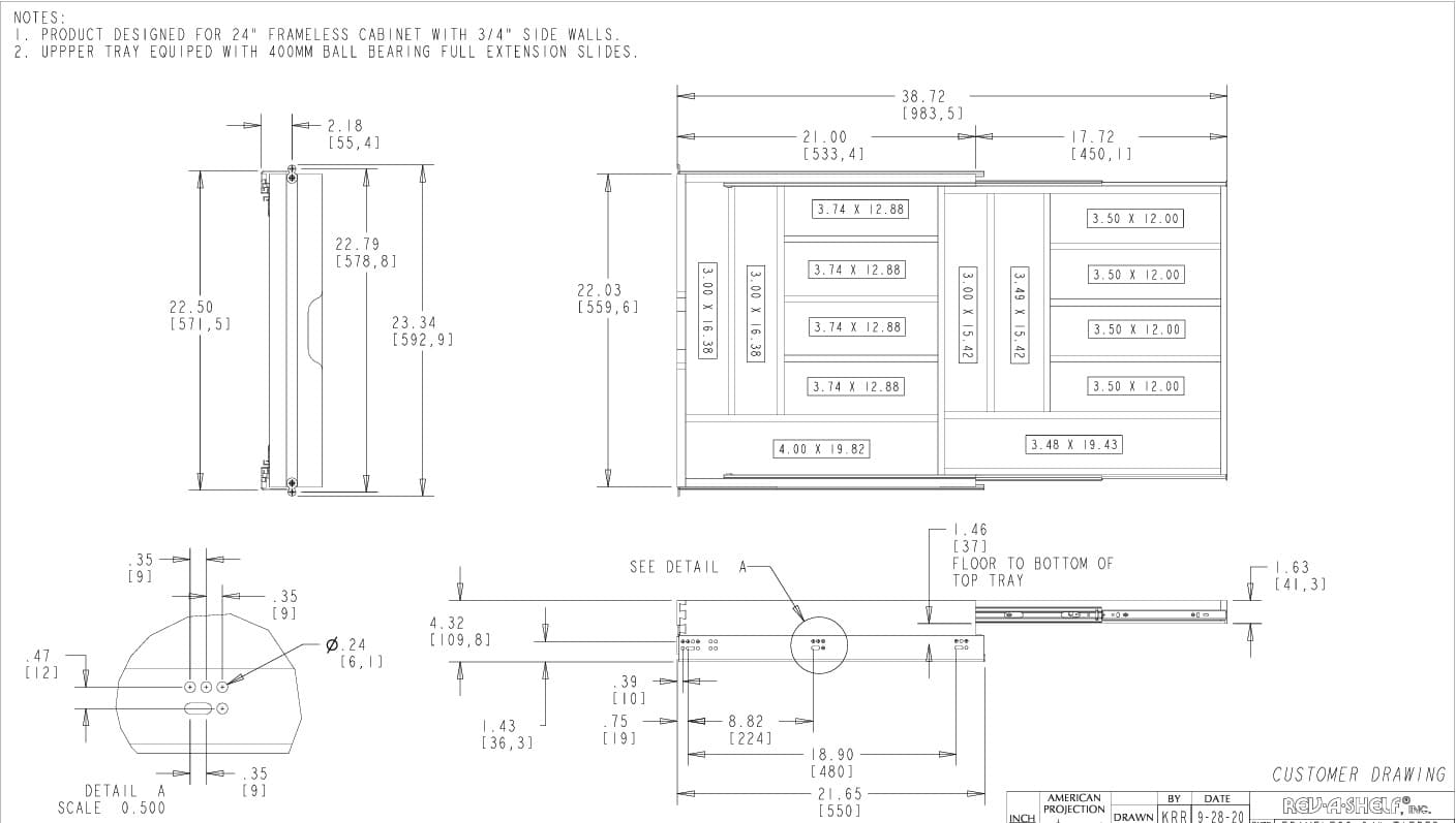 Tiered Cutlery Drawer