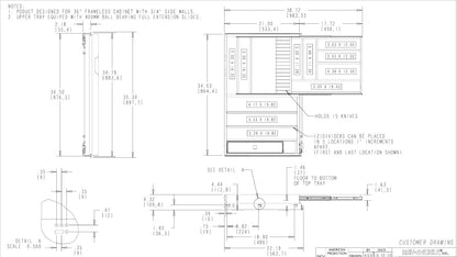 Tiered Combination Drawer
