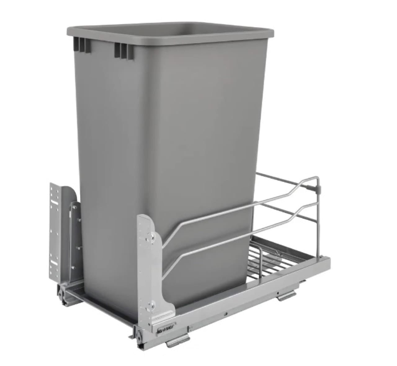 Steel Bottom Mount 50 qt Single Waste Container W/Soft Close