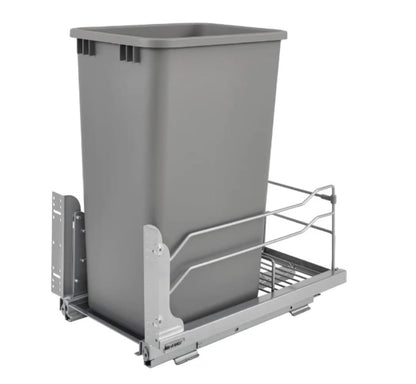 Steel Bottom Mount 50 qt Single Waste Container W/Soft Close