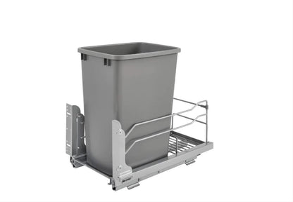 Steel Bottom Mount 35 qt Single Waste Container W/Soft Close