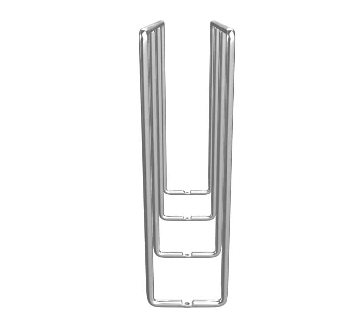 Chrome U shaped Tray Organizer