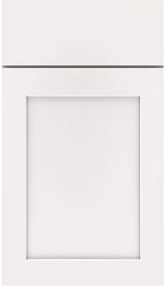 Amesbury White Slab Sample Door