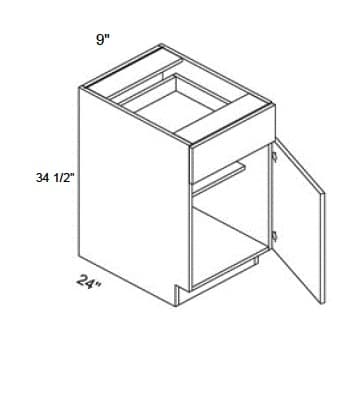 Alvic - Base 1 Door W/1 Drawer