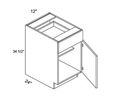 Alvic - Base 1 Door W/1 Drawer