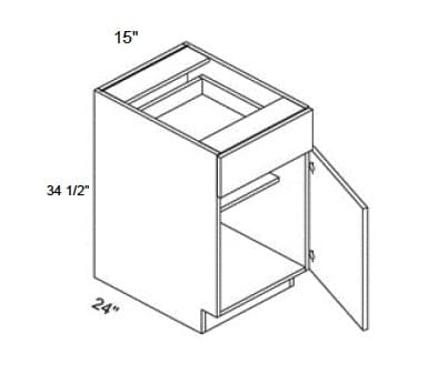 Alvic - Base 1 Door W/1 Drawer