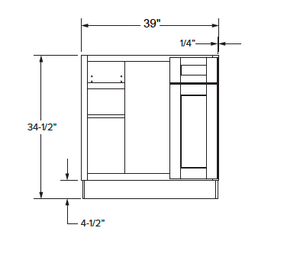 Malibu - Blind Base Cabinet