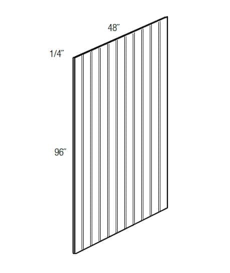 California - Beadboard panel