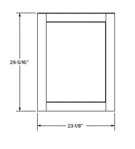 California - Base Decorative End Panel