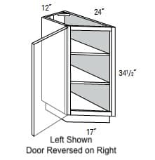 Petit - Base Tranisitional Cabinet