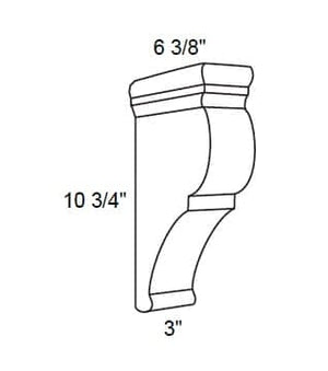 Amesbury Recessed - Traditional Corbel