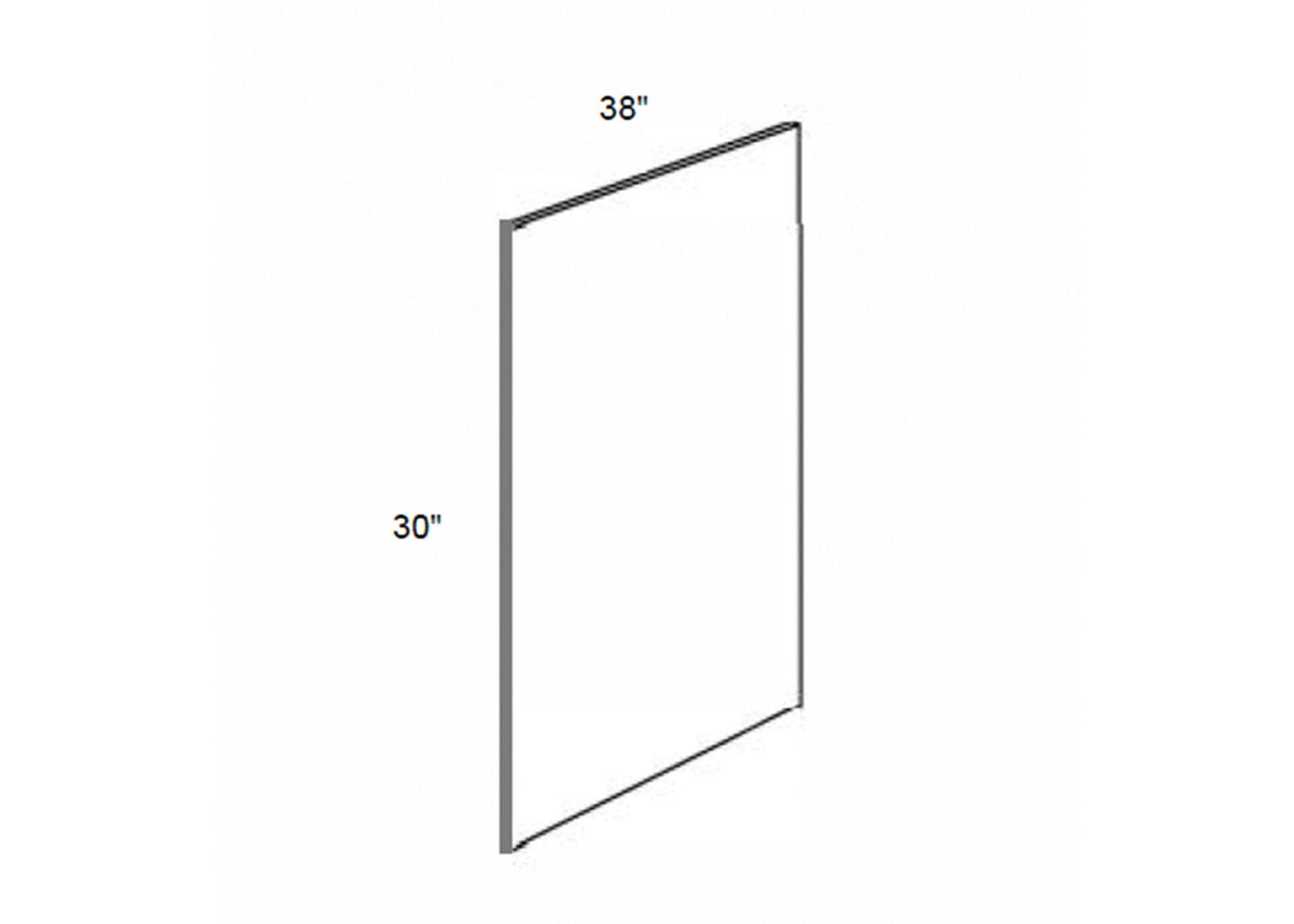 Trends - Custom Sized 4 Side Finished Panel 3/4" Thick
