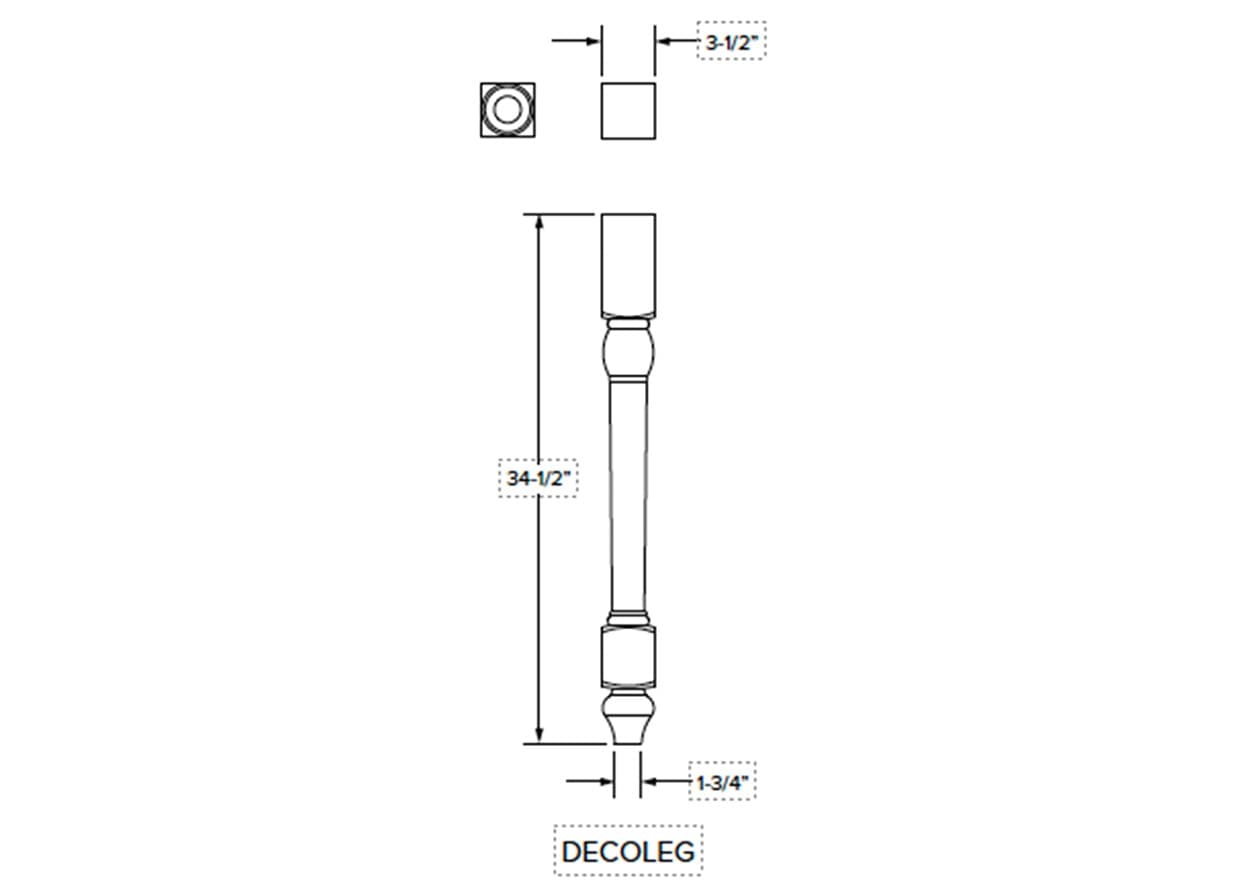 California - Cabinet Legs