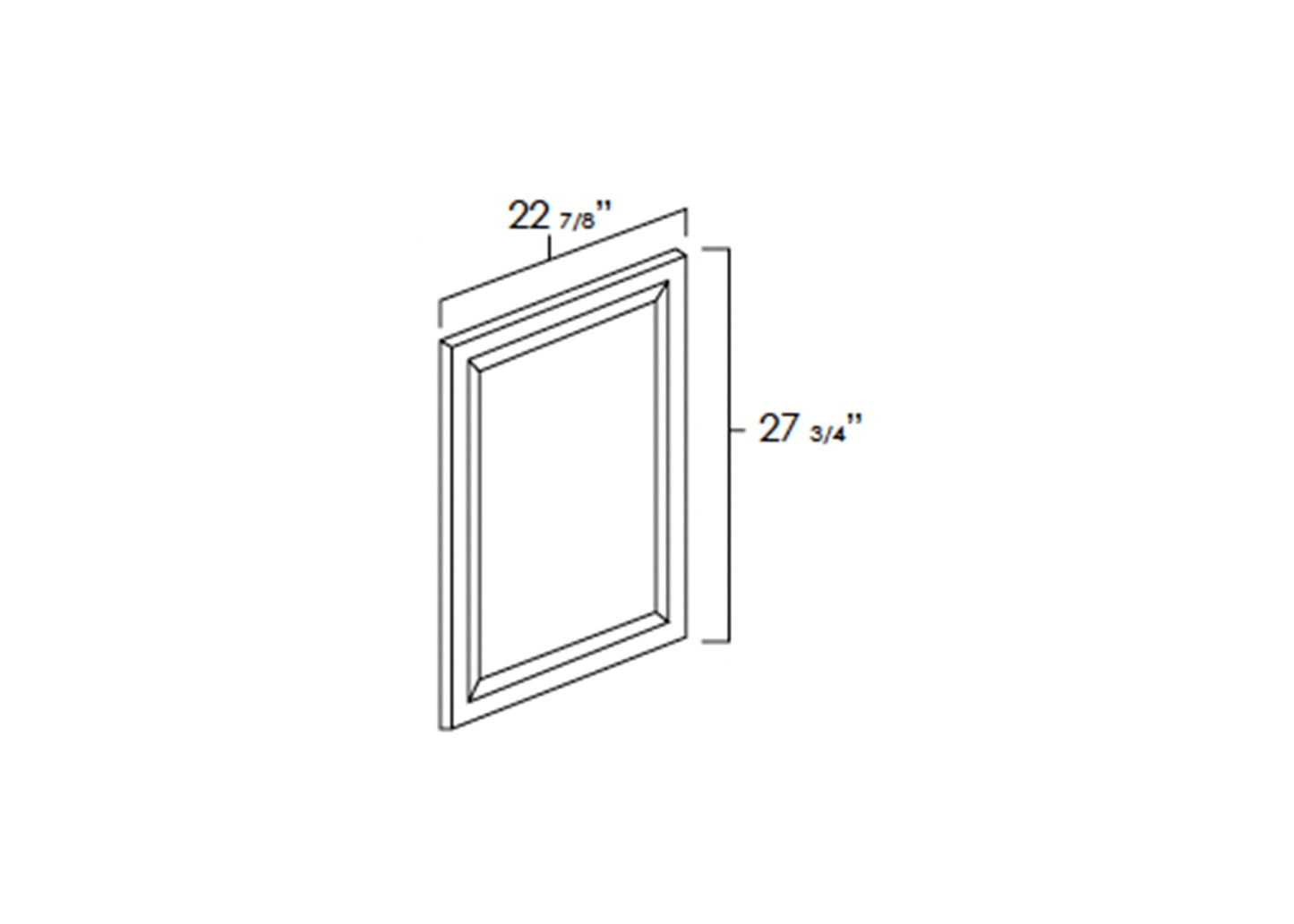 FC Shaker - Base Decorative End Panel
