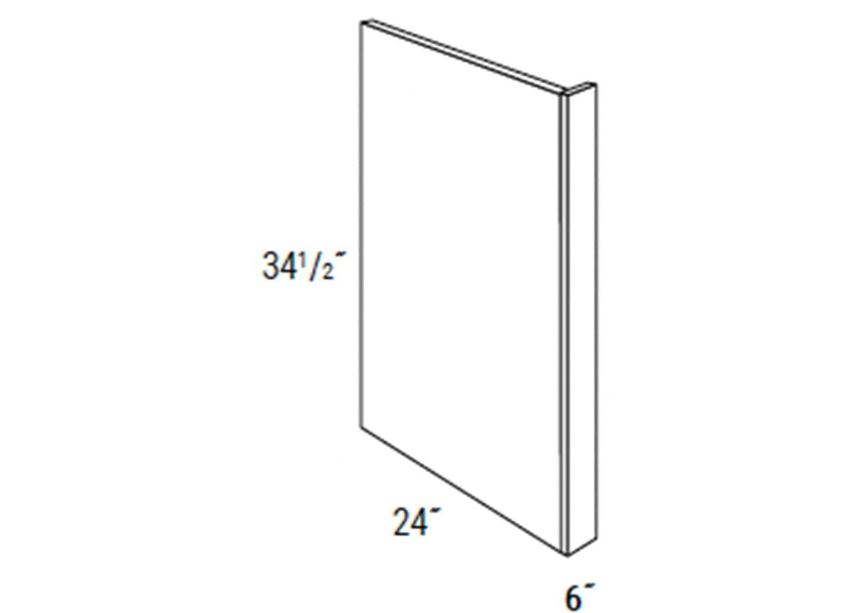 California - Dishwasher End Panel