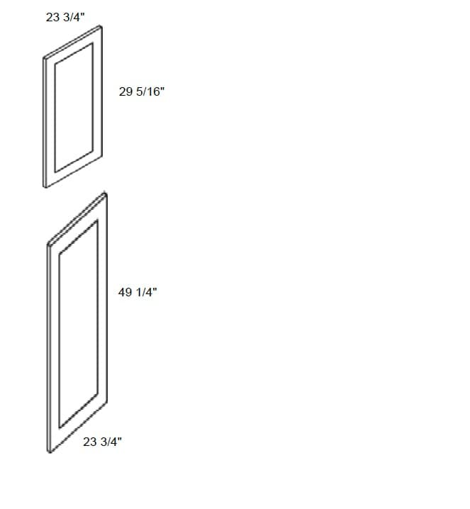 Petit - Tall Decorative End Panel