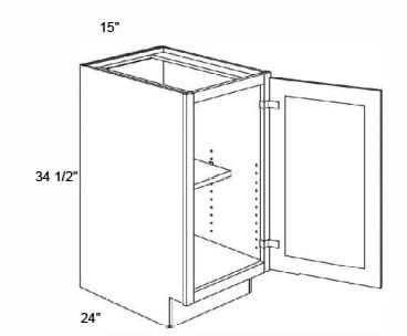 California - Base Full Height W/1 Door