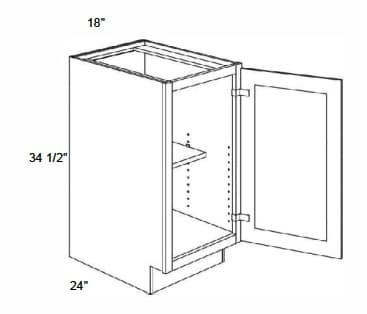 California - Base Full Height W/1 Door