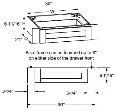 California - Desk Drawer (Makeup Drawer)
