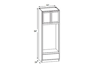Malibu - Tall Oven W/ Butt Doors & 3 Drawers