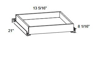 Alvic - 8" Tall Metal Rollout Trays
