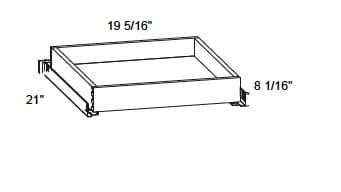 Alvic - 8" Tall Metal Rollout Trays