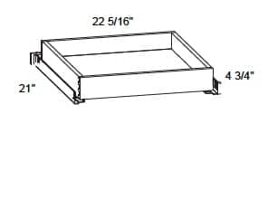 Alvic - 4" Tall Metal Rollout Trays