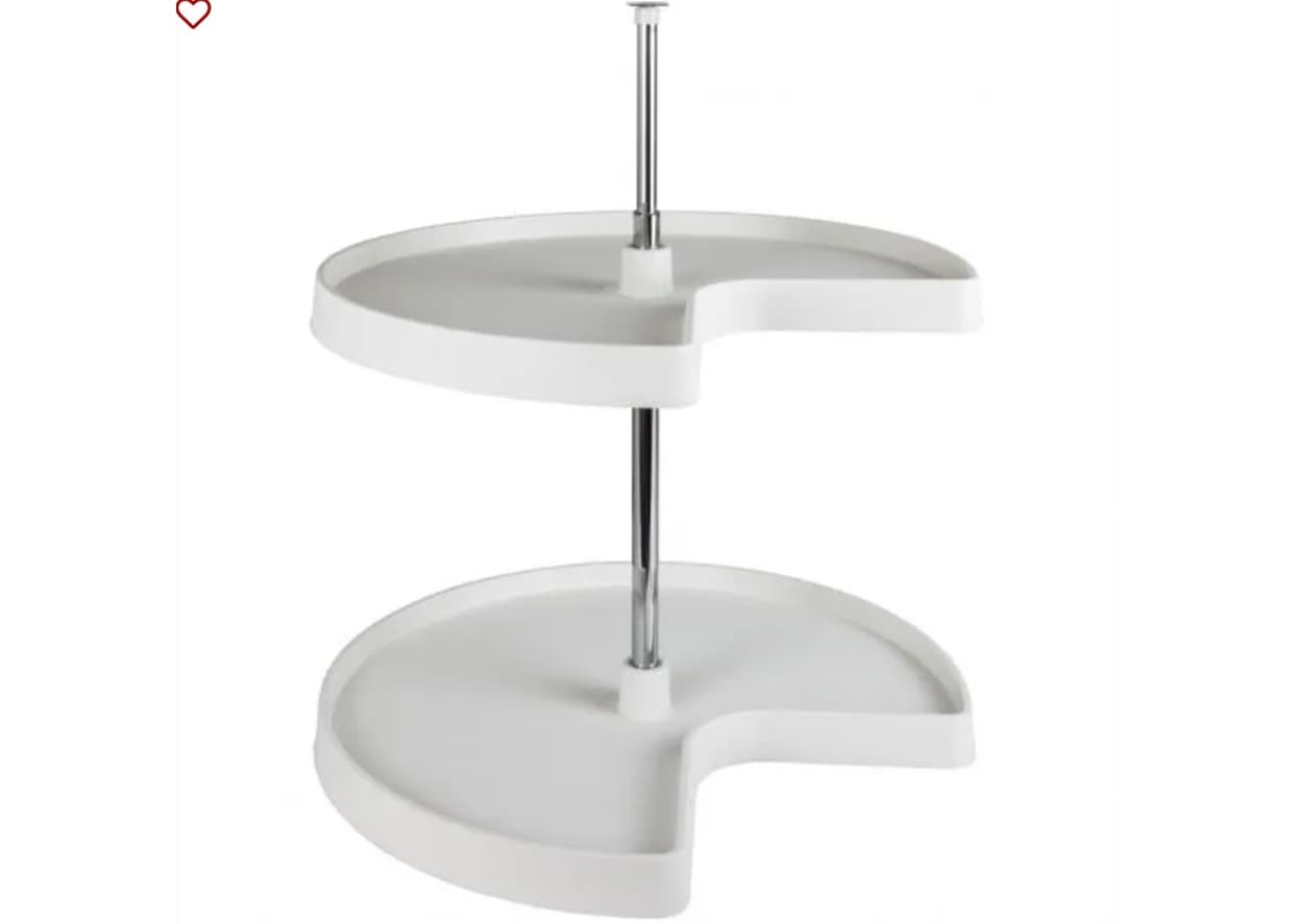 California - White Plastic Lasy Susans