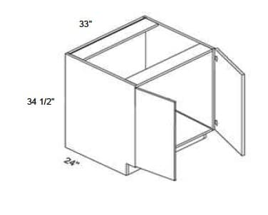 Alvic - Sink Base Cabinet Full Height Butt Doors