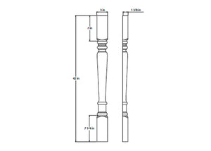 FC Shaker - Split Corner Decorative Legs