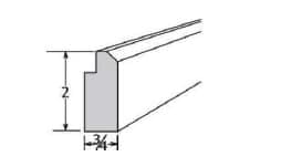 JAR Shaker - Shaker Mirror Molding