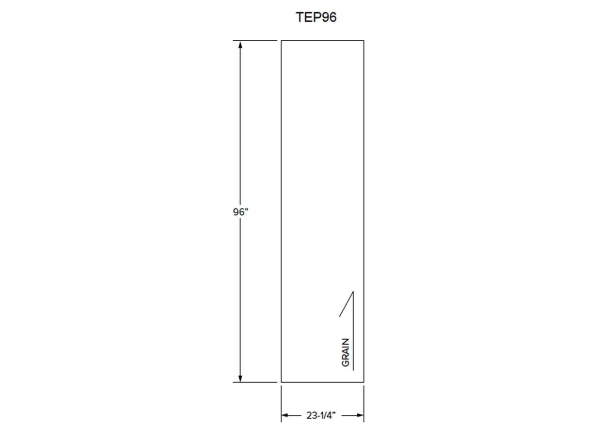 California - Cabinet End Skin