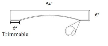 Signature - Flat Arched Valance B