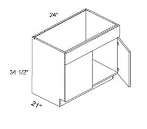 Alvic - Vanity Sink Base Cabinet W/1 False Drawer & Butt Doors