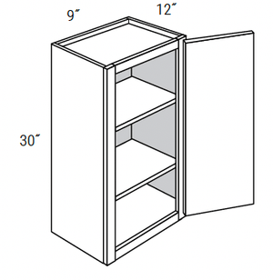 Amesbury Recessed - Wall Single Door 30