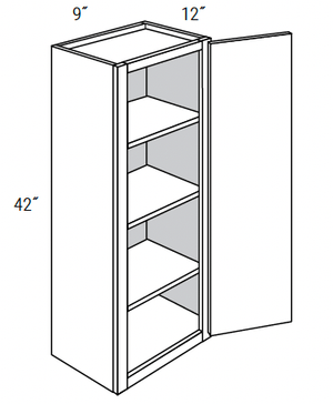 Amesbury Recessed - Wall Single Door 42