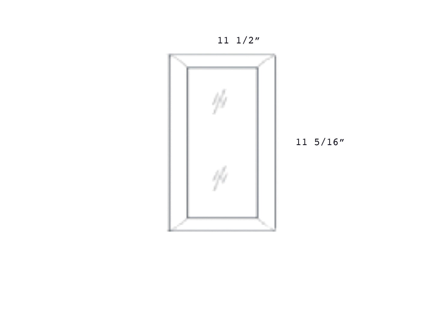 Petit - No Mullion Style Clear Glass Single Door