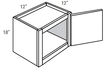 Yarmouth Slab - Wall Single Door 18" Tall